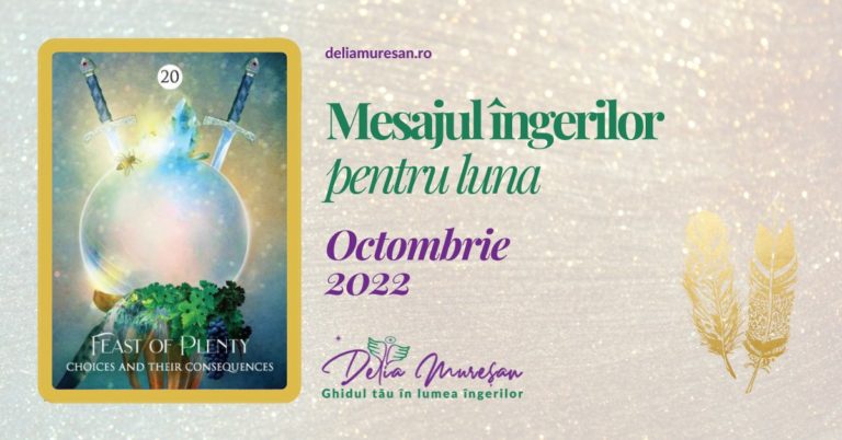 Read more about the article Mesajul îngerilor pentru luna OCTOMBRIE 2022